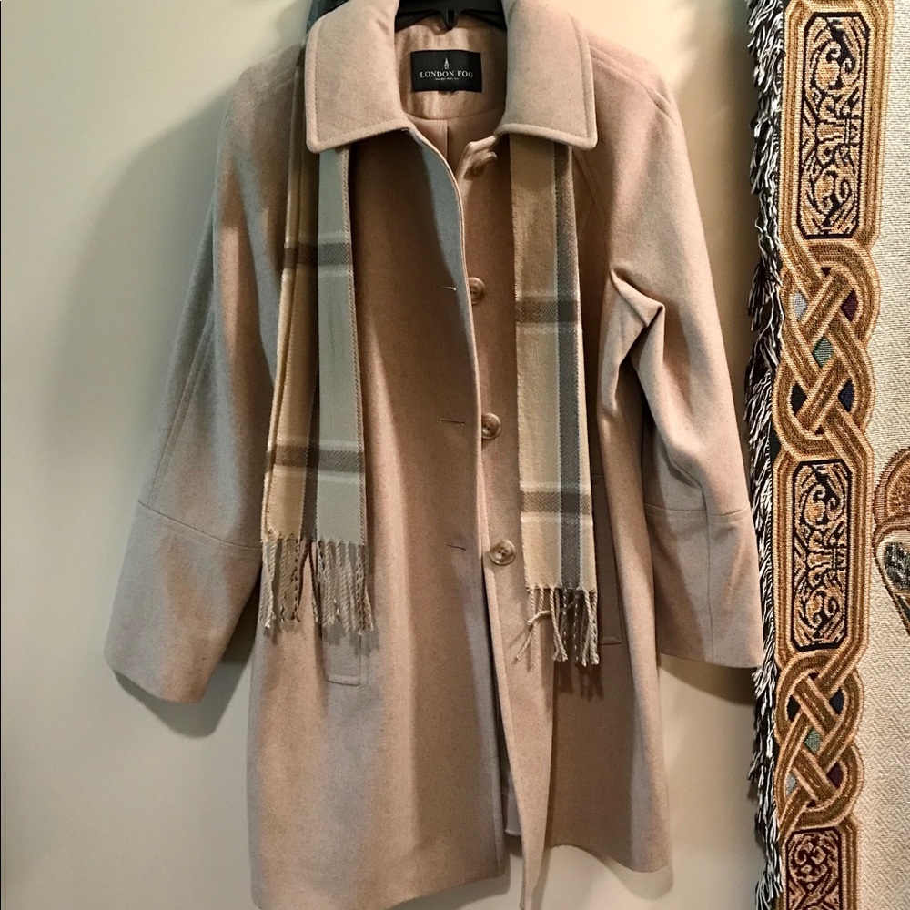 London Fog wool blend coat